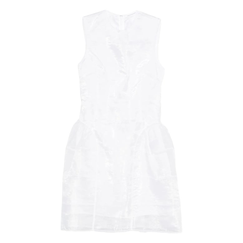 sleeveless round neck dress by Selfnex