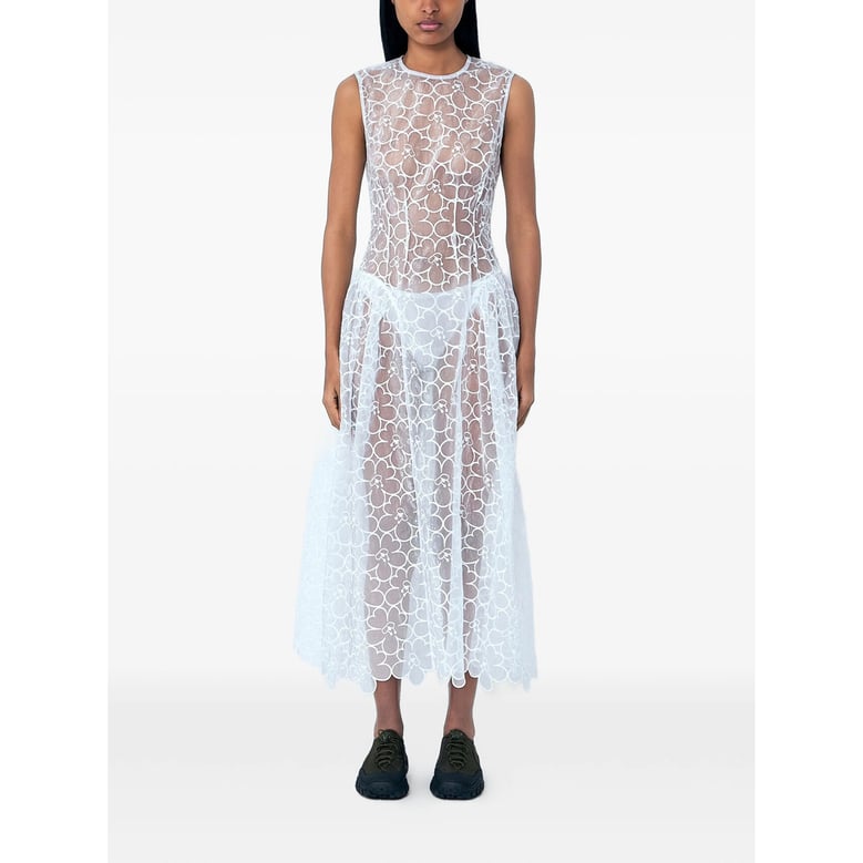 dress with drawstring and pockets by Selfnex