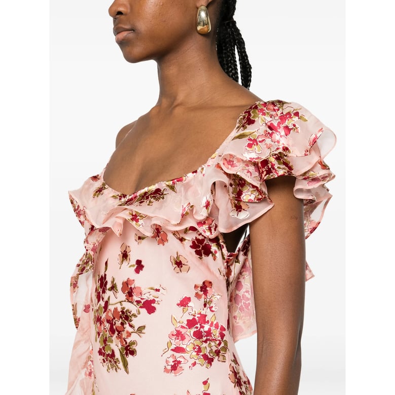 dress ester bodpi pink/red by Selfnex