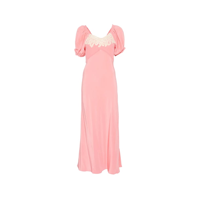 dress ilaria pink silk by Selfnex