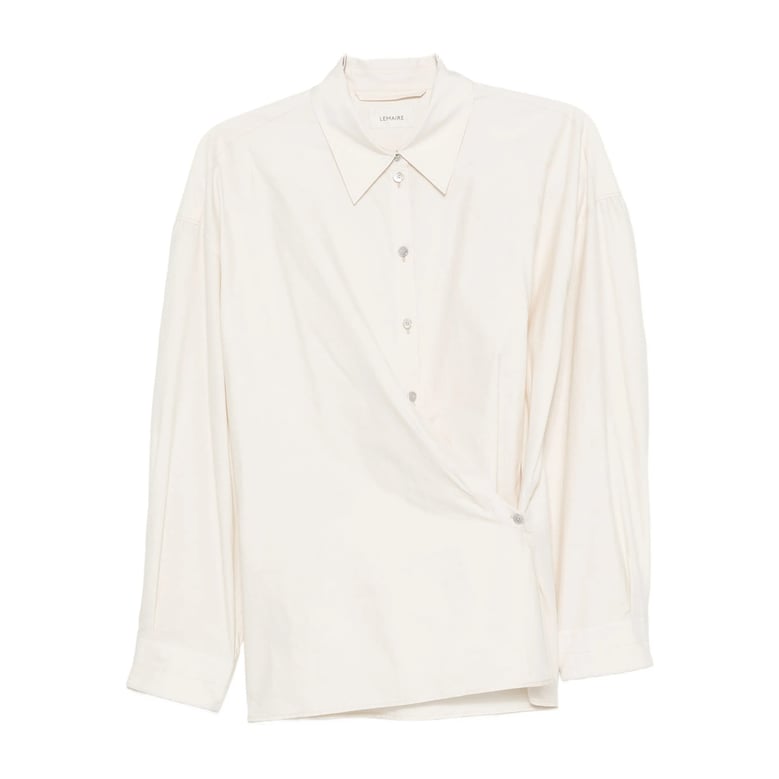 shirt silk-cotton neutrals by Selfnex
