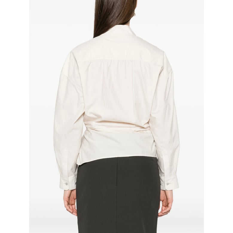 shirt silk-cotton neutrals by Selfnex