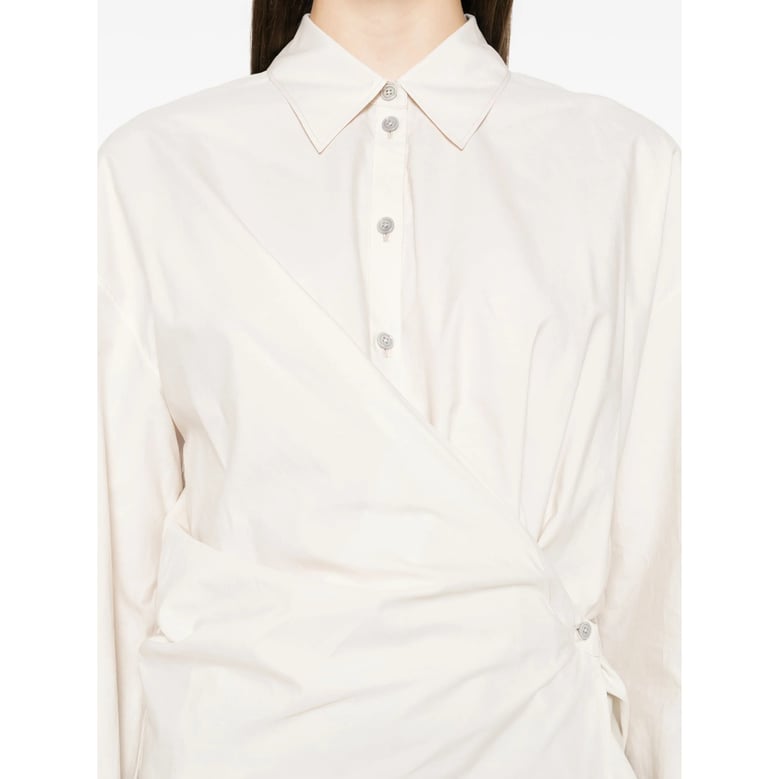 shirt silk-cotton neutrals by Selfnex