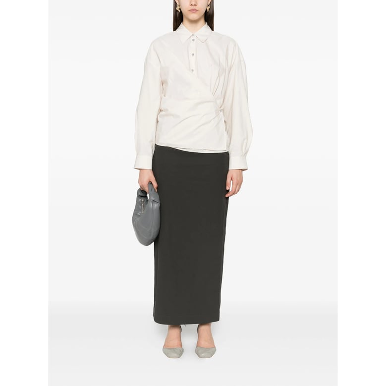 shirt silk-cotton neutrals by Selfnex