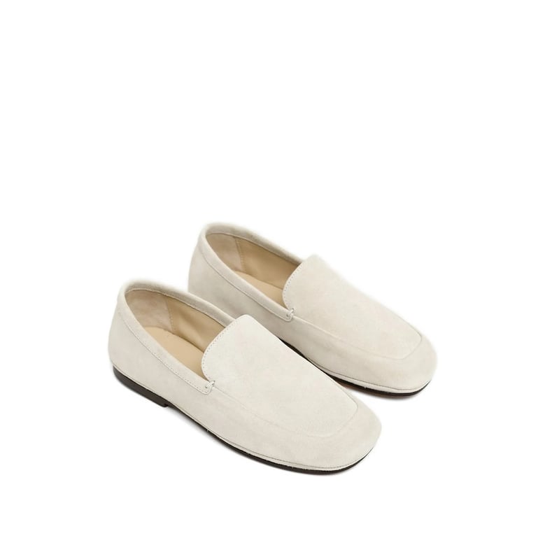 loafers suede neutrals by Selfnex