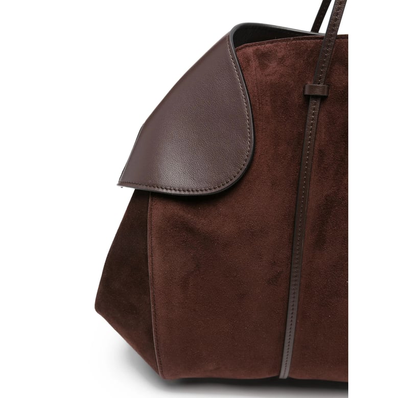 shoulder bag berenices brown suede by Selfnex