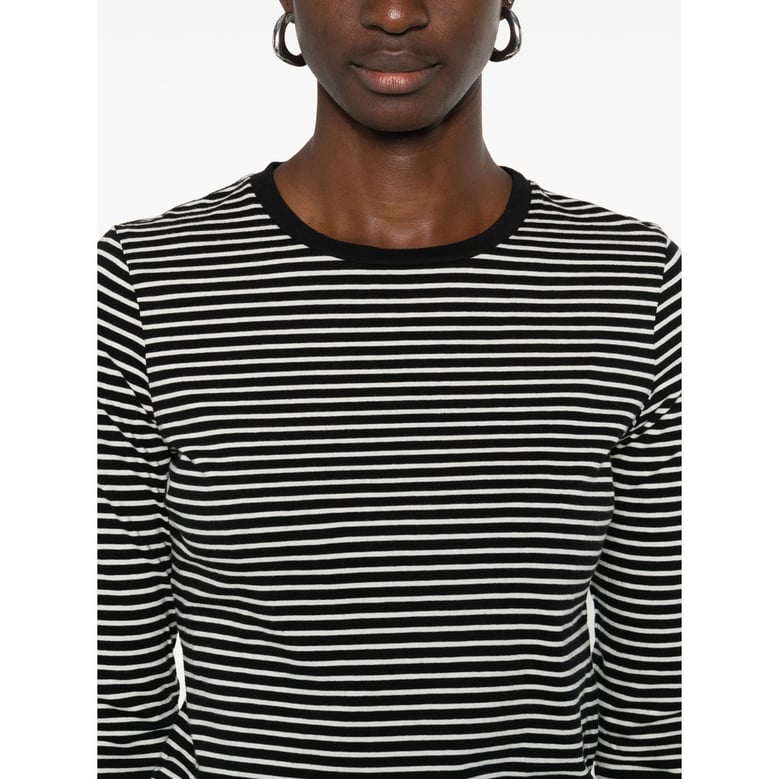 black and white striped sweater by Selfnex