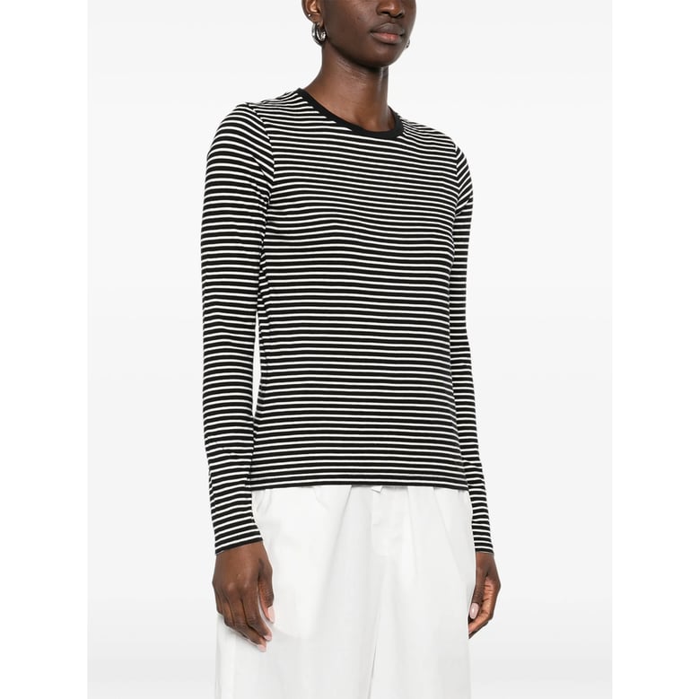 black and white striped sweater by Selfnex