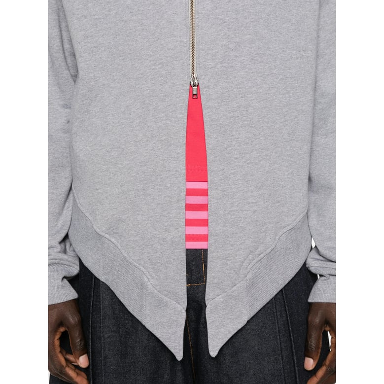 hooded sweatshirt with logo embroidery by Selfnex