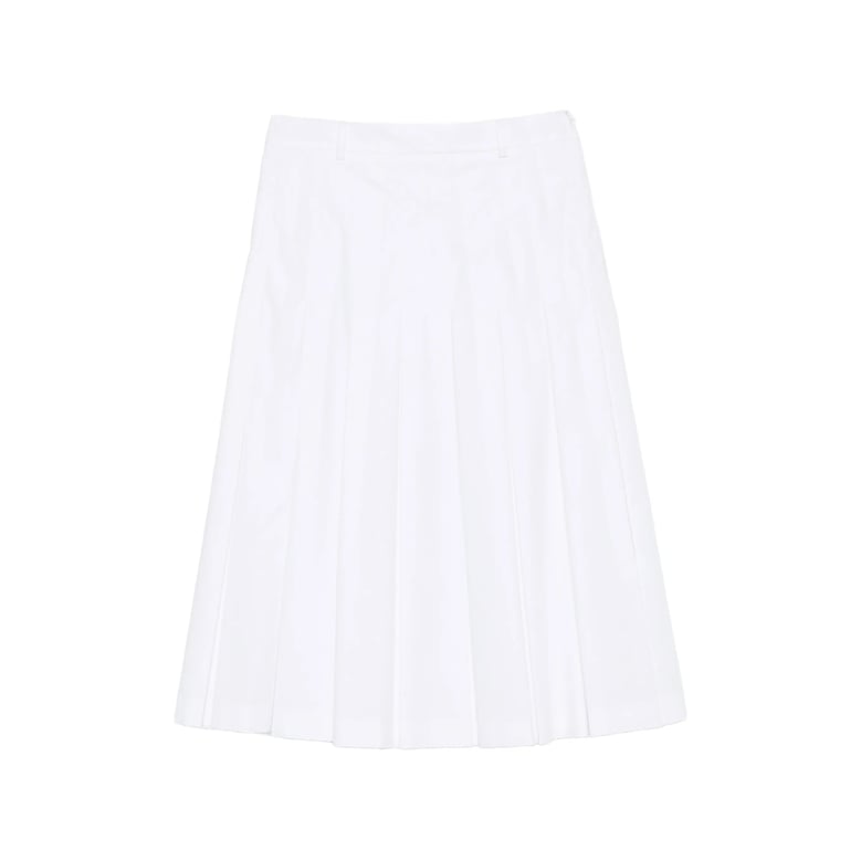 skirt cotton white by Selfnex