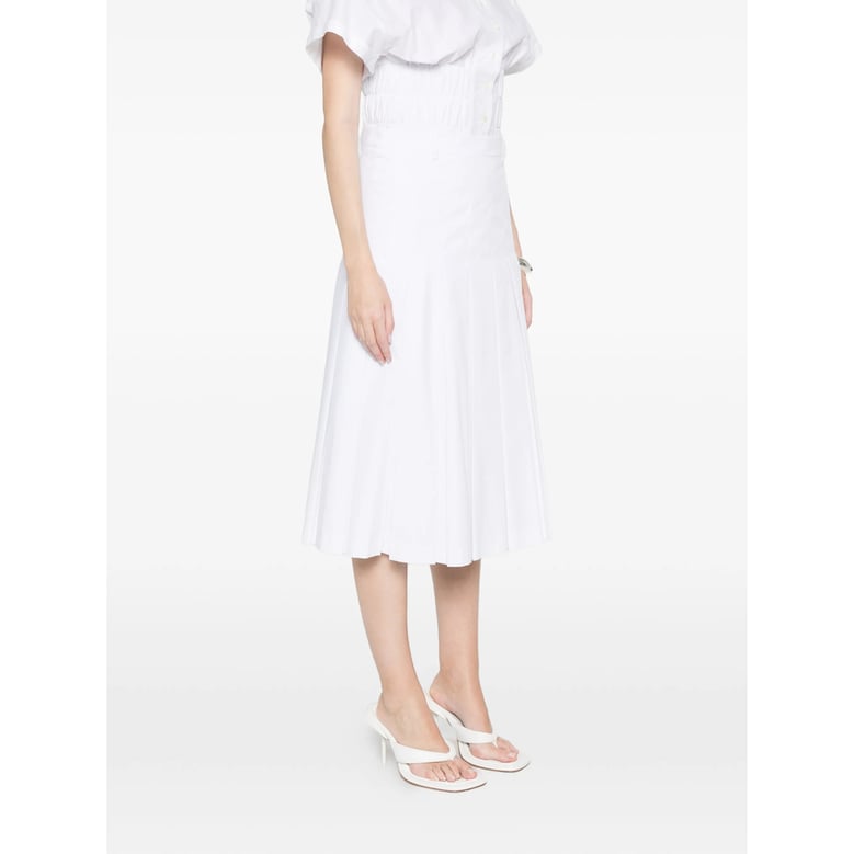 skirt cotton white by Selfnex