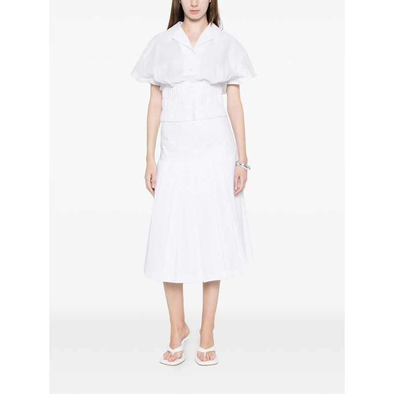 skirt cotton white by Selfnex