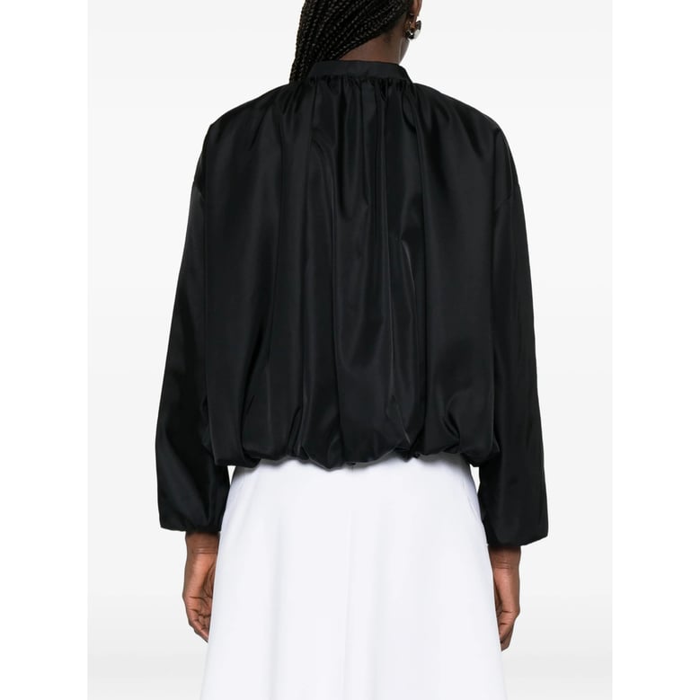 outerwear with drawstring hem by Selfnex