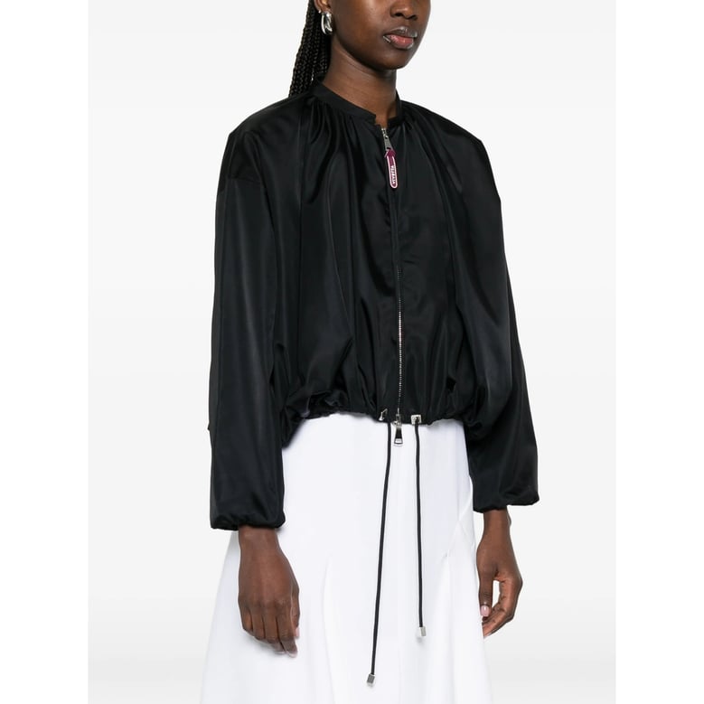 outerwear with drawstring hem by Selfnex