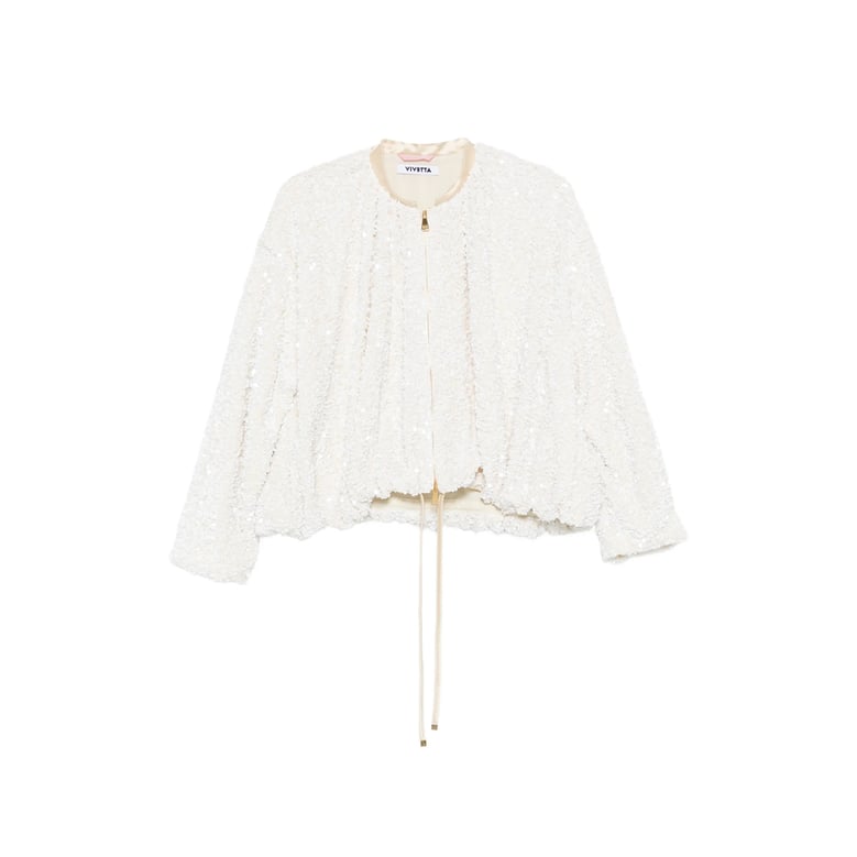 outerwear with sequin embellishments by Selfnex