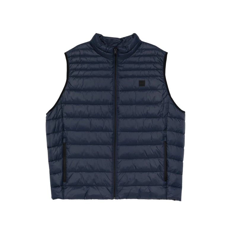 blue padded waistcoat by Selfnex