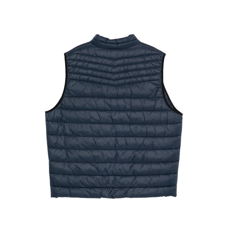 blue padded waistcoat by Selfnex