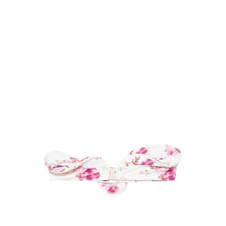 floral print bandeau beachwear by Selfnex