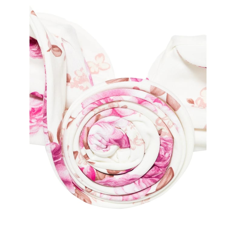 floral print bandeau beachwear by Selfnex