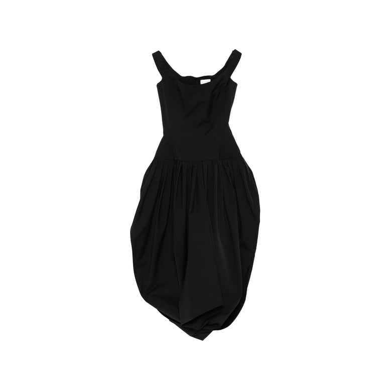 dress with pleated skirt detail by Selfnex