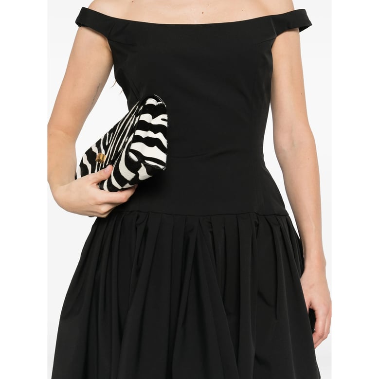 dress with pleated skirt detail by Selfnex