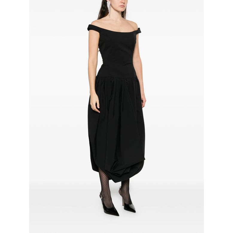 dress with pleated skirt detail by Selfnex