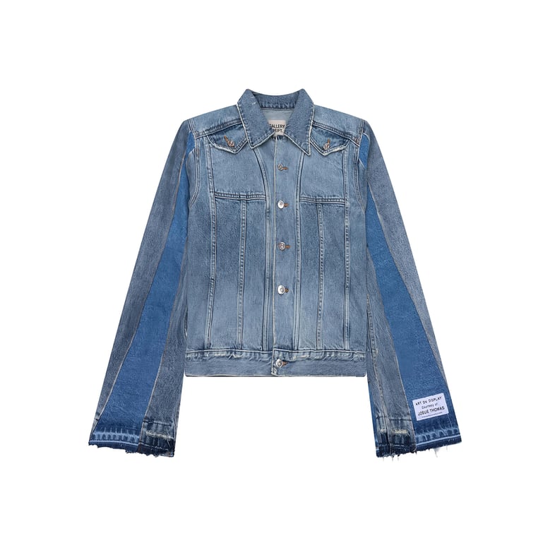panelled design denim jacket by Selfnex