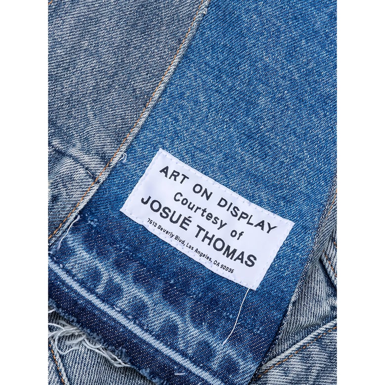 panelled design denim jacket by Selfnex