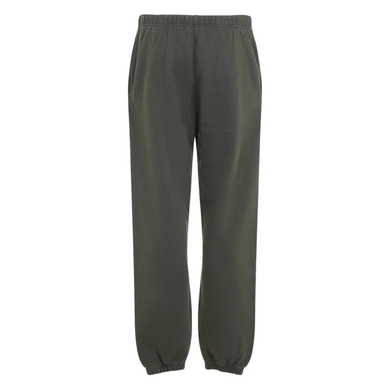 faded olive graphic track pants by Selfnex