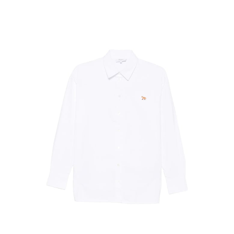 shirt, white cotton by Selfnex