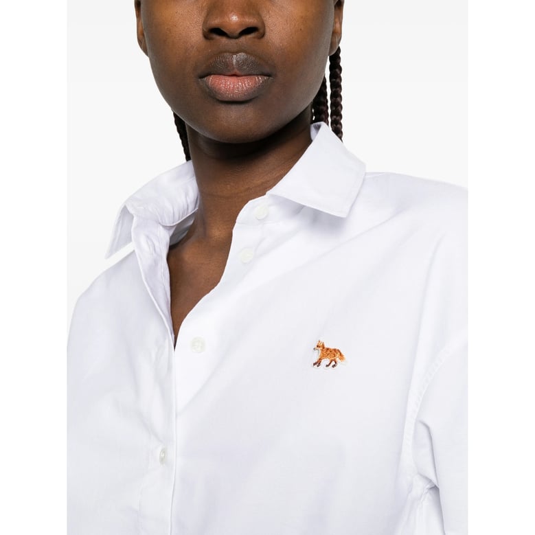 shirt, white cotton by Selfnex