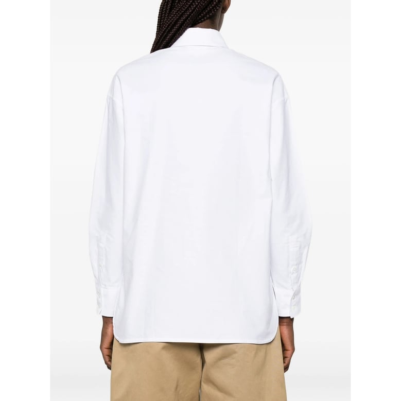 shirt, white cotton by Selfnex