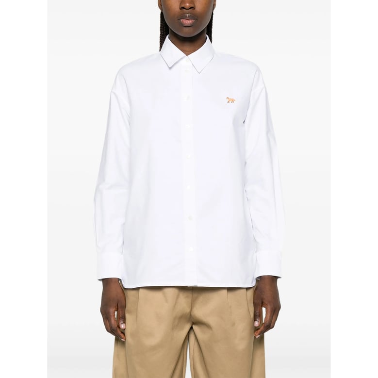 shirt, white cotton by Selfnex
