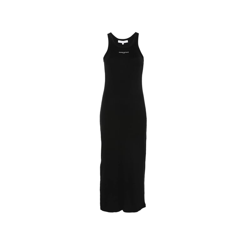 dress ribbed knit black by Selfnex