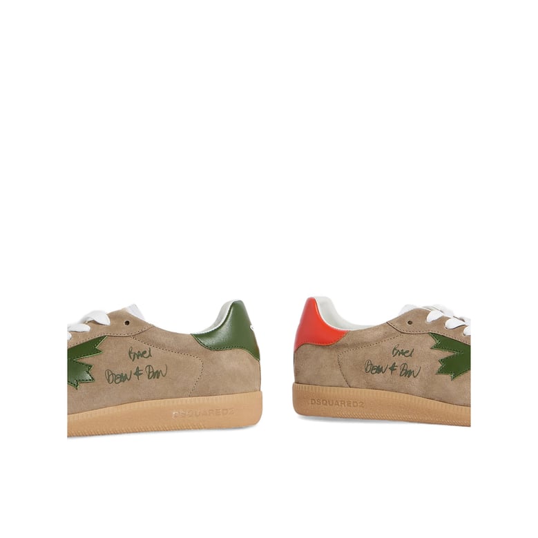 sneaker with maple leaf appliqué by Selfnex