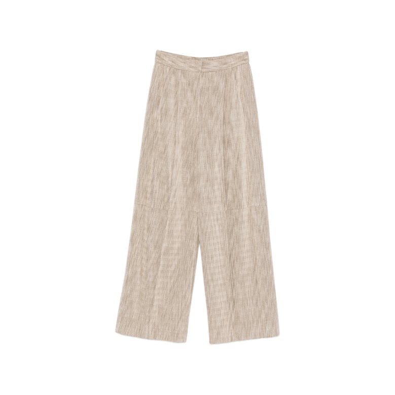 trousers high-waisted beige textured by Selfnex