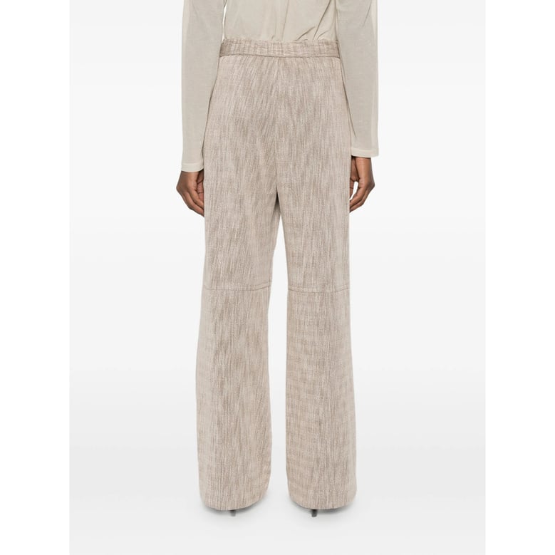 trousers high-waisted beige textured by Selfnex