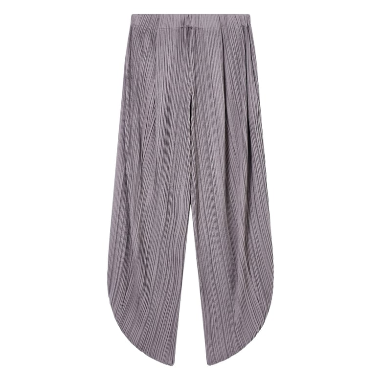 pleated wide leg trousers by Selfnex