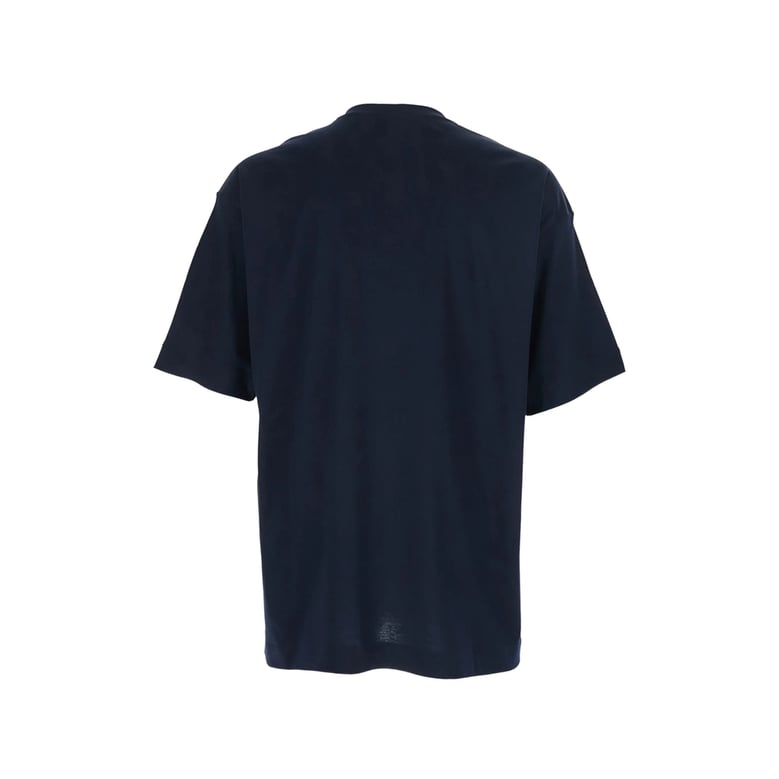 crew neck blue cotton sweatshirt by Selfnex
