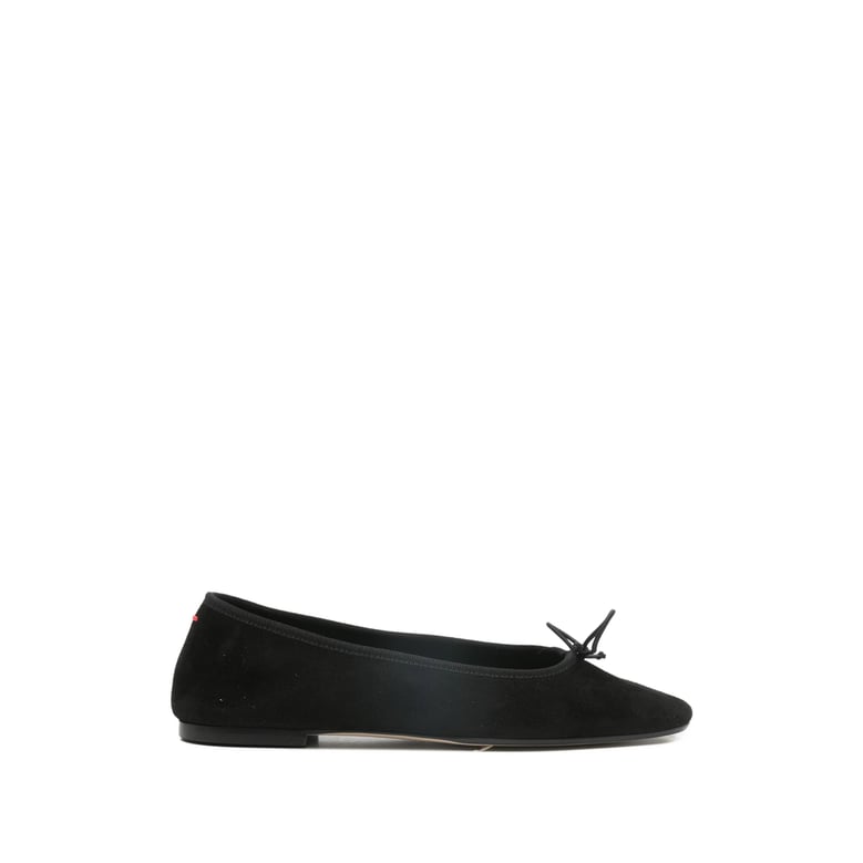 black flat bow detail ballerina shoes by Selfnex