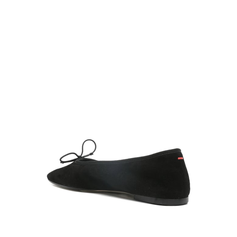 black flat bow detail ballerina shoes by Selfnex
