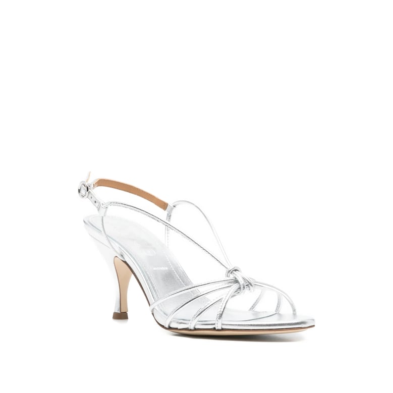 slingback sandals solange silver by Selfnex