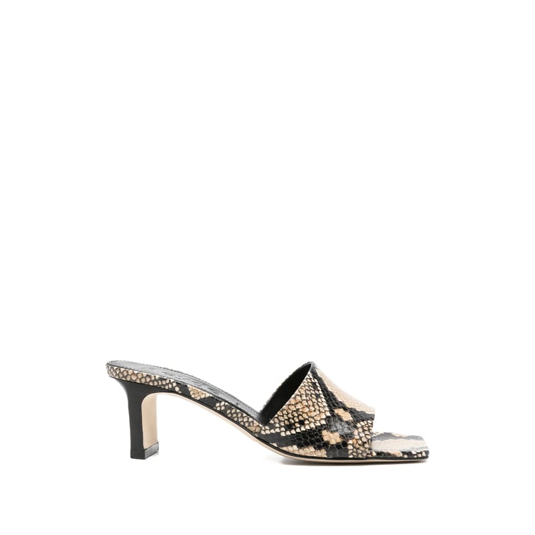 boots jessie square toe neutrals/black by Selfnex