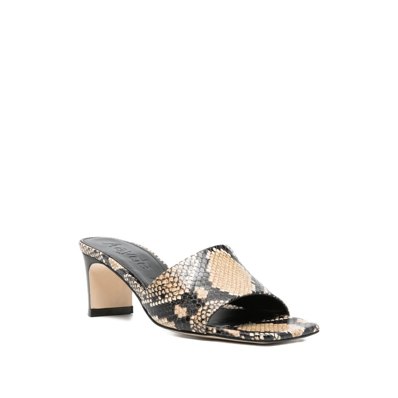 boots jessie square toe neutrals/black by Selfnex