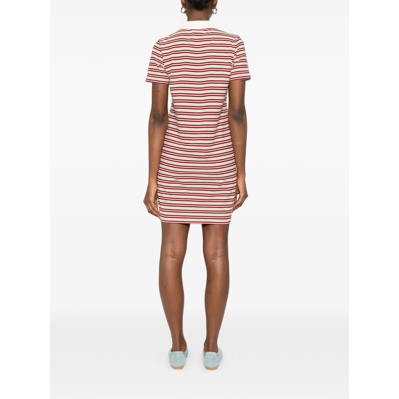 dress cotton neutrals/red by Selfnex
