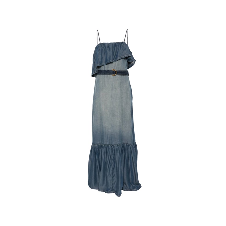 dress blue cotton by Selfnex