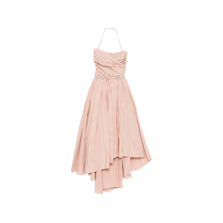 dress strapless pink by Selfnex