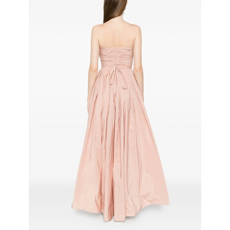 dress strapless pink by Selfnex