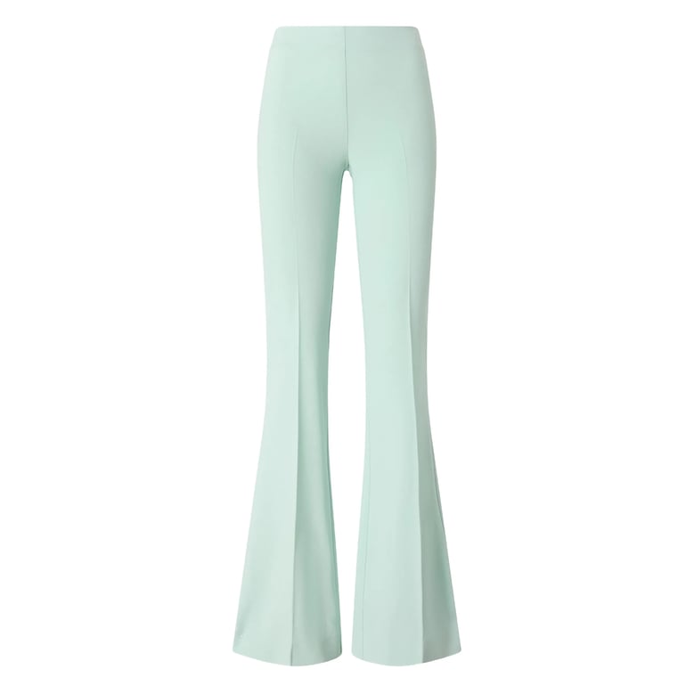 flared trousers green by Selfnex