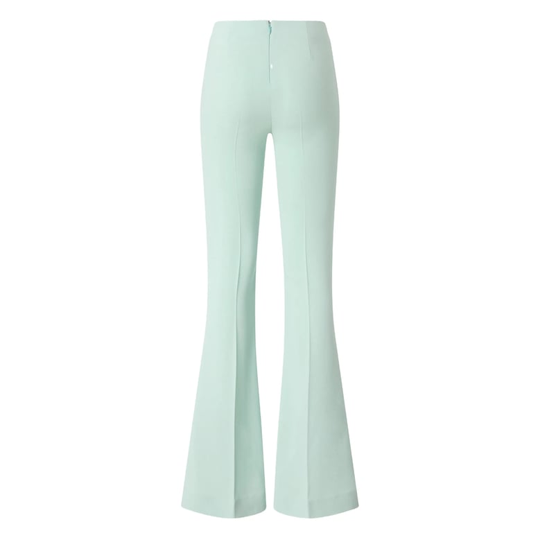 flared trousers green by Selfnex